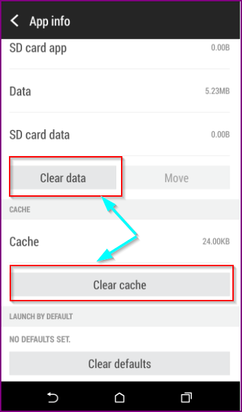 showbox clear data and cache